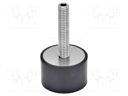 Vibroisolation foot; Ø: 25mm; H: 16mm; Shore hardness: 70; 540N