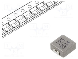 Inductor: wire; SMD; 1.5uH; ±20%; 7.1x6.6x2.8mm