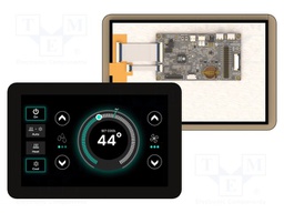 Display: TFT; 8"; 1280x800; 32MBFLASH,32MBPSRAM; 900cd/m2; 4÷6V