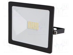 Lamp: LED flood light; 4000(typ)K; IP65; Body: black; 20W; 230VAC