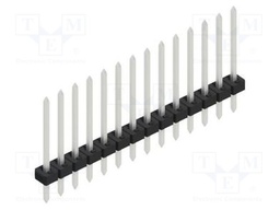 Connector: pin strips; pin header; male; PIN: 14; 2mm; THT; 1x14