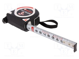 Measuring tape; L: 3m; Width: 16mm; Enclos.mat: ABS,elastolan