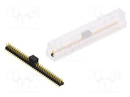 Connector: pin strips; pin header; male; PIN: 66; 2.54mm; SMT; 2x33