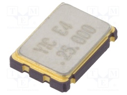 Generator: quartz; 25MHz; SMD; 3.3V; ±100ppm; -10÷70°C; 7x5x1.4mm