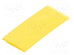 Heat shrink sleeve; thin walled; 3: 1; 24mm; L: 30m; yellow