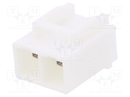 Socket; wire-board; male; PIN: 2; on PCBs; Plating: tinned; 6.2mm
