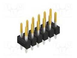 Connector: pin strips; pin header; male; PIN: 12; 2.54mm; THT; 2x6