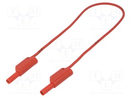 Test lead; PVC; 0.5m; red; 32A; Cond.cross sec: 2.5mm2