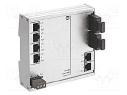Industrial module: switch Ethernet; unmanaged; 9÷60VDC; RJ45,SC
