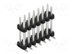 Connector: pin strips; pin header; male; PIN: 14; 2mm; SMT; 2x7; 100V