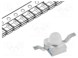IR transmitter; 1.91mm; 850-900nm; 875nm; transparent; 3mW; 24°
