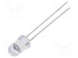 PIN photodiode; 5mm; THT; 940nm; 80°; 5nA; convex; transparent