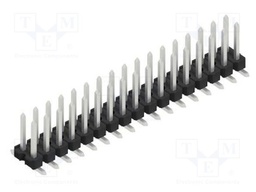 Connector: pin strips; pin header; male; PIN: 34; 2.54mm; SMT; 2x17