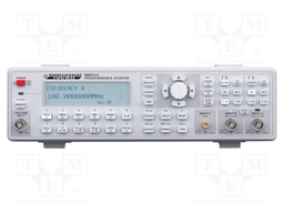 Meter: counter; LCD; f: 0÷3GHz; 50Ω,1MΩ; Attenuator: 1: 1,1: 10,1: 100