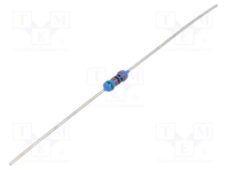 Resistor: metal film; THT; 301kΩ; 250mW; ±0.5%; 6.3x2.3mm; 10ppm/°C