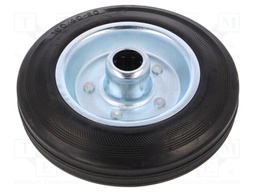 Transport wheel; Ø: 160mm; W: 25mm; 150kg; Mat: rubber; -20÷60°C