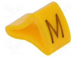 Markers for cables and wires; Label symbol: M; 3÷6.5mm; H: 9mm