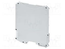 Housing half; left; grey; UL94V-0; ME MAX 3-3; PA; X: 6.3mm; Y: 99mm