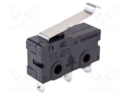MICROSWITCH, LEVER, SPDT, 5A, 250VAC