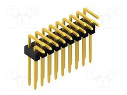 Connector: pin strips; pin header; male; PIN: 18; 2.54mm; THT; 2x9