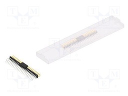 Connector: pin strips; pin header; male; PIN: 44; 2mm; SMT; 2x22