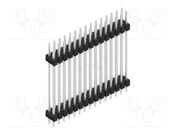 Connector: pin strips; pin header; male; PIN: 30; 2.54mm; THT; 2x15