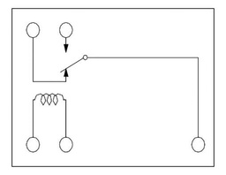 Relay: electromagnetic; SPDT; Ucoil: 24VDC; Icontacts max: 2A; PCB