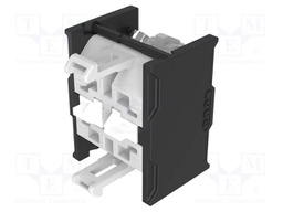 Contact Block, 10 A, 500 V, 2 Pole, 04 Series, Screw