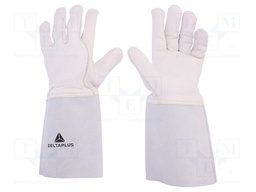 Protective gloves; Size: 9; natural leather; TIG15K