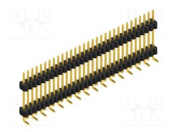 Connector: pin strips; pin header; male; PIN: 31; 1.27mm; SMT; 1x31