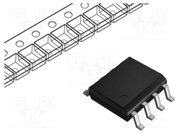 IC: voltage regulator; LDO,linear,fixed; 3.3V; 0.1A; Micro8; SMD