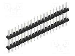 Connector: pin strips; pin header; male; PIN: 19; 2mm; THT; 1x19
