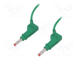 Connection cable; PVC; 1m; green; 32A; Type: with sliding cover