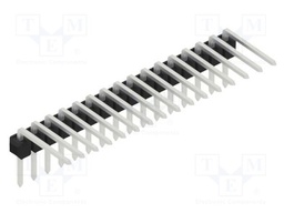 Connector: pin strips; pin header; male; PIN: 16; 2.54mm; THT; 1x16