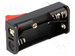 Holder; Mounting: PCB; Size: AAA,R3; Batt.no: 2