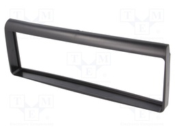 Radio mounting frame; Alfa Romeo; 1 DIN; black