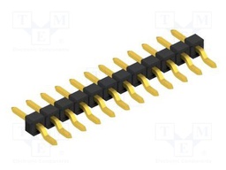 Connector: pin strips; pin header; male; PIN: 12; 2.54mm; SMT; 1x12