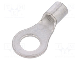 Ring terminal; M8; 8mm2; crimped; for cable; non-insulated; tinned