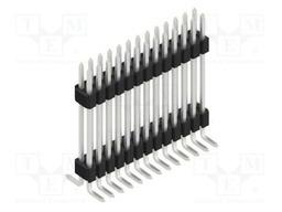 Connector: pin strips; pin header; male; PIN: 26; 1.27mm; SMT; 2x13