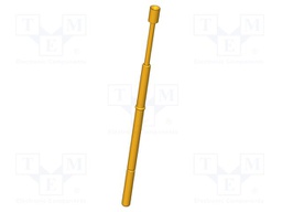 Test needle; Operational spring compression: 8mm; 8A; Ø: 2mm; 3N
