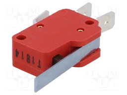 Microswitch SNAP ACTION; with lever; SPDT; 10A/400VAC; Pos: 2