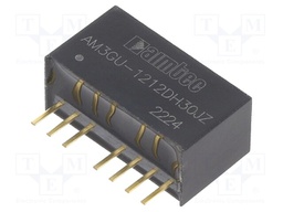 Converter: DC/DC; 3W; Uin: 4.5÷36V; Uout: 12VDC; Uout2: -12VDC; SIP8