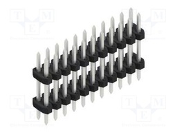 Connector: pin strips; pin header; male; PIN: 22; 2mm; THT; 2x11