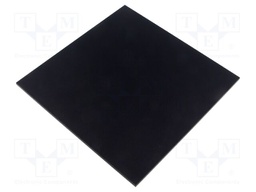 Accessories: decorative panel; matt black; plexiglass PMMA