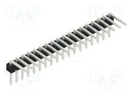 Connector: pin strips; pin header; male; PIN: 18; 2.54mm; THT; 1x18