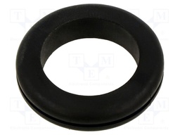 Grommet; black; UL94HB; TPR