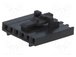Plug; wire-board; female; 2.54mm; PIN: 6; w/o contacts; for cable