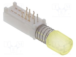Switch: push-button; Pos: 2; DPDT; 0.3A/30VDC; OFF-(ON); round