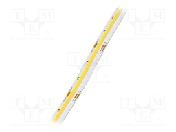 COB LED tape; white warm/cold white; LED/m: 640; 10mm; white PCB