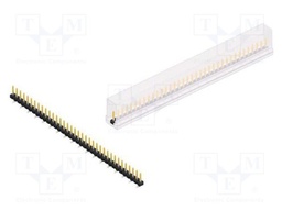 Connector: pin strips; pin header; male; PIN: 36; 2.54mm; SMT; 1x36